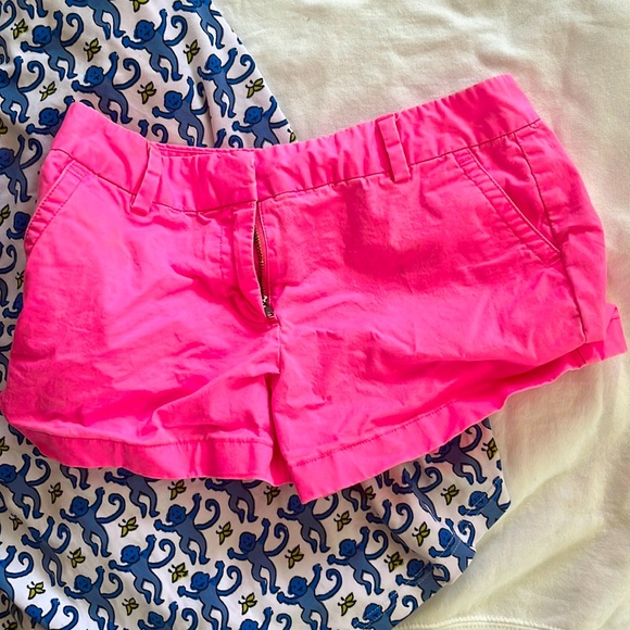 Girls pink vineyard vines cotton shorts - Picture 1 of 3